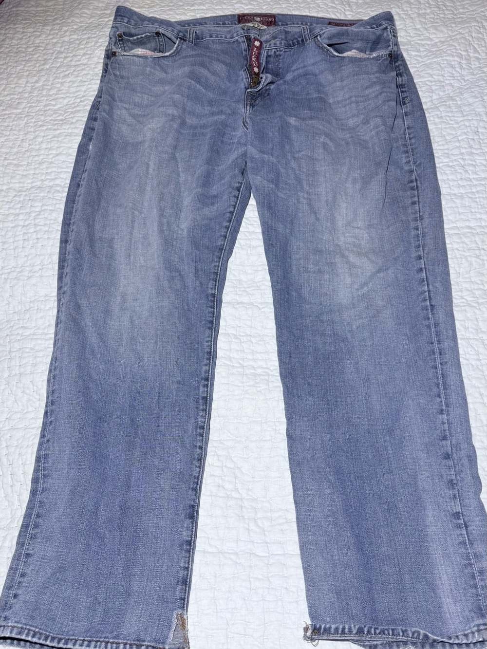Lucky Brand Light Blue Flare Jeans - 361 Vintage Straight 42x32